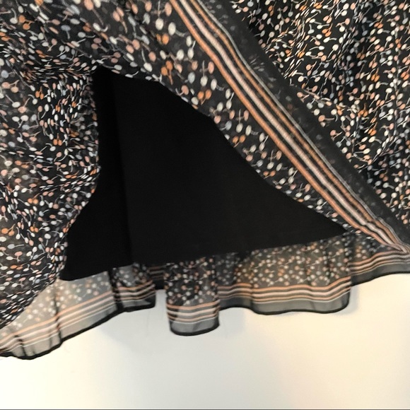 Max Studio Gathered Waist Floral Print Skirt NWT - Picture 5 of 7